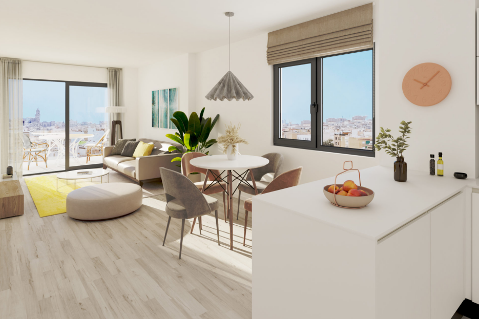Ein Projekt, das Design, Komfort und eine strategische Lage im Herzen von Malaga verbindet.